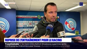 Football: reprise de l'entraînement pour le Racing Club de Strasbourg