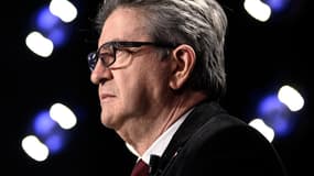 Jean-Luc Mélenchon, sur le plateau de "Face à BFM"