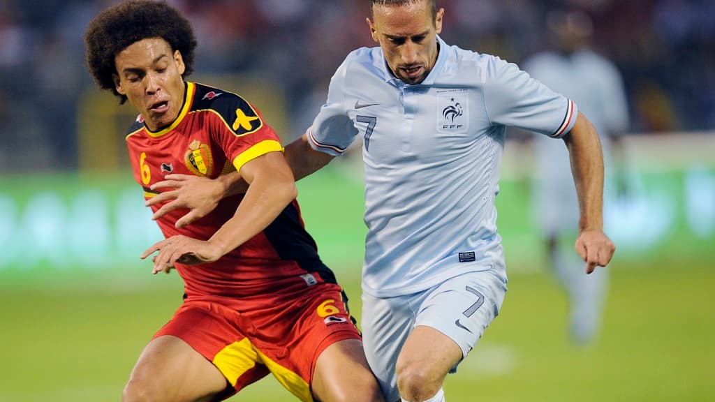 Ribéry face à Witsel