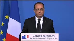 Hollande: "Il ne faut pas céder à la peur, jamais"