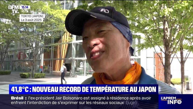 41,8°C: le Japon enregistre un nouveau record de température historique