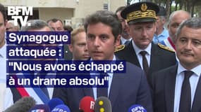 "Nous avons échappé à un drame absolu": la réaction intégrale de Gabriel Attal après l'attaque de la synagogue de La Grande-Motte 