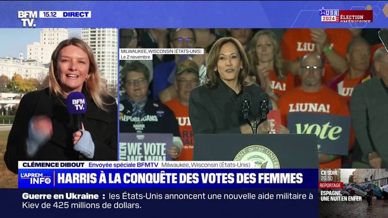 Élection présidentielle américaine: Kamala Harris part à la conquête du vote des femmes à J-3 du scrutin