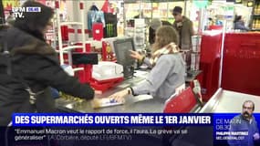 Des supermarchés ouvrent même le 1er janvier