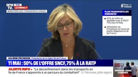 Valérie Pécresse: "Le déconfinement dans les transports en Île-de-France s'apparente à un parcours du combattant"