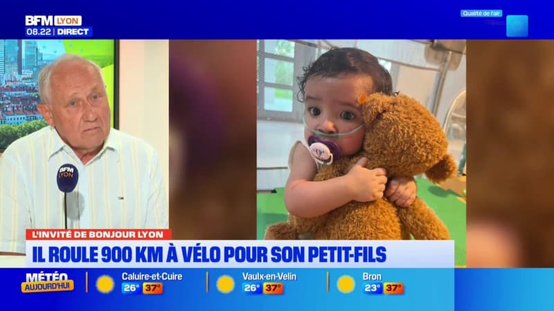 Robert Descollonges va parcourir 900km à vélo pour son petit-fils Gabriel atteint d'une maladie rare