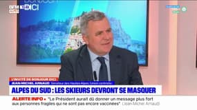 Jean-Michel Arnaud, sénateur des Hautes-Alpes, estime que le gouvernement aurait pu "épargner" le masque dans les files des remontées mécaniques