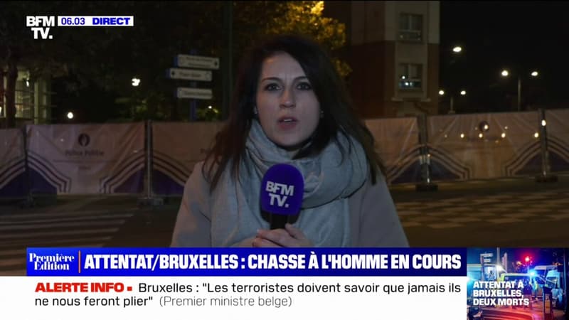 Attentat à Bruxelles: important dispositif policier dans tout le pays pour retrouver l'assaillant, toujours en fuite