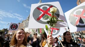 Manifestation pour le droit à l'avortement à Dublin samedi 30 septembre 2017
