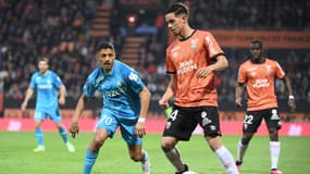 Faivre et Sanchez lors de Lorient-OM, 9 avril 2023