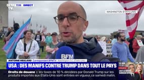 Une manifestation contre Donald Trump est en cours à Washington aux États-Unis