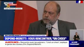 Éric Dupond-Moretti: "Cette scène où l'on voit la justice balayer une scène de crime est indigne"