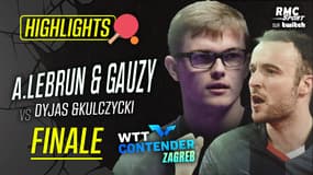 WTT Contender Zagreb (finale) : Le duo Lebrun/Gauzy vers un premier titre en double ?