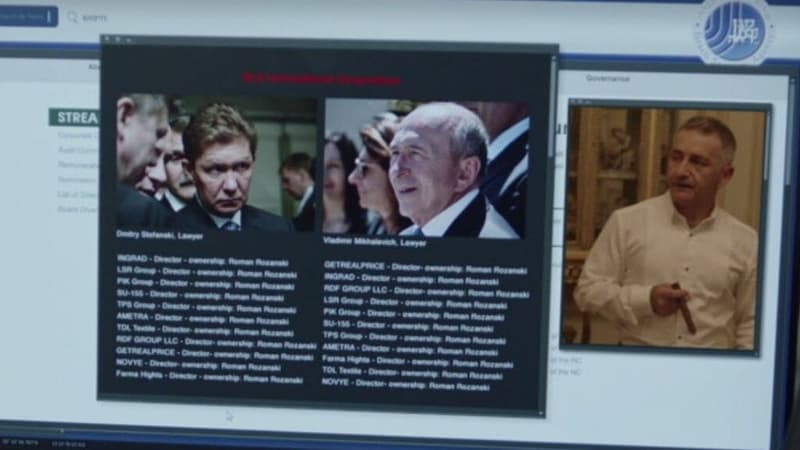 Gérard Collomb dans la série "False Flag"