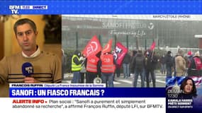 François Ruffin (LFI) sur les 400 postes supprimés chez Sanofi: "On a détruit l'outil industriel"