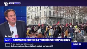 Retraites: Laurent Escure (Unsa) appelle "solennellement Gérald Darmanin à jouer son rôle dans les manifestations à Paris" ce mardi