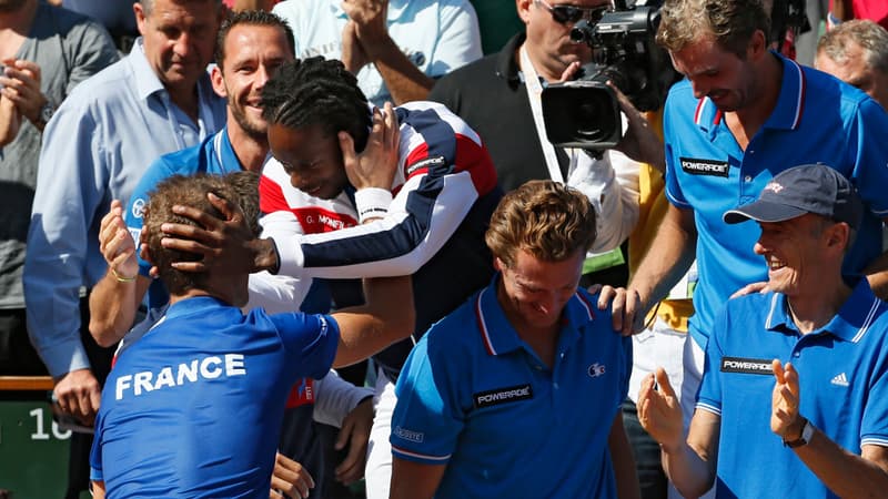 Richard Gasquet, Gaël Monfils et le groupe France