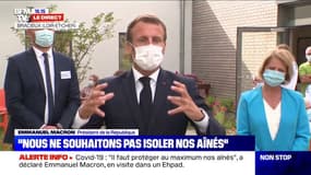 Emmanuel Macron: "Nous avons à réinventer notre réponse au vieillissement, au grand âge"