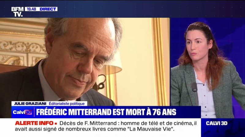 Frédéric Mitterrand est mort ce jeudi à l'âge de 76 ans