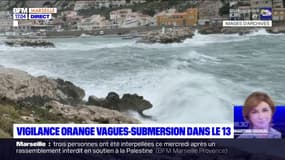 Bouches-du-Rhône: vigilance orange vagues-submersion pour vendredi