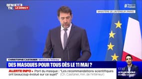 Christophe Castaner: "10 millions de masques ont été mis à la disposition des opérateurs de transports par l'État"