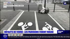 Bancs sur la chaussée, poubelles au milieu de pistes cyclables... À Paris, le réaménagement des rues conduit parfois à d'étonnants défauts de voirie, qui peuvent devenir de vrais casse-têtes pour les piétons comme pour les cyclistes.