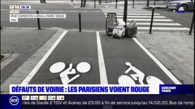 Bancs sur la chaussée, poubelles au milieu de pistes cyclables... À Paris, le réaménagement des rues conduit parfois à d'étonnants défauts de voirie, qui peuvent devenir de vrais casse-têtes pour les piétons comme pour les cyclistes.