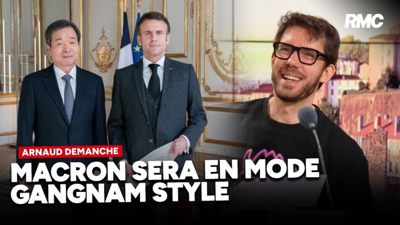 Emmanuel Macron est en Corée du Sud