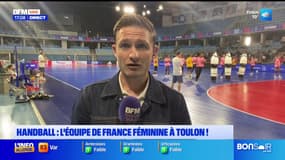 Handball: l'équipe de France féminine à Toulon
