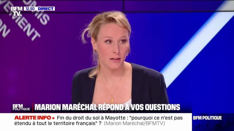 Affaire Benoît Jacquot: Marion Maréchal estime que 