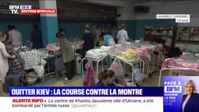 Guerre en Ukraine: la maternité de Kharkiv déplacée dans un abri anti-bombes