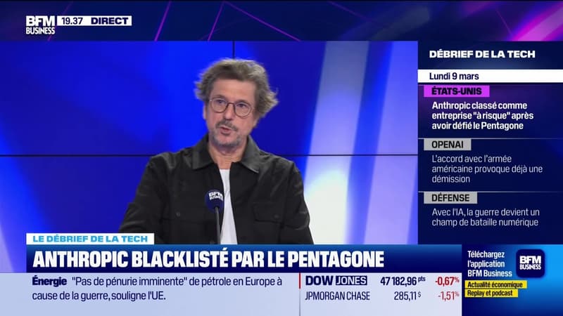 Anthropic blacklisté par le Pentagone - 09/03