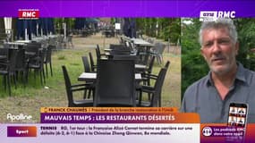 "Au niveau du chiffre d'affaires, sur la côte, on doit arriver à -40%" : l'inquiétude de Franck Chaumès, président de la branche restauration à l'UMIH