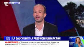 Manuel Bompard (NFP-LFI): "Il y a une coalition, le Nouveau Front populaire a gagné"