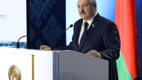Le président bélarusse Alexandre Loukachenko, le 11 février 2021 à Minsk