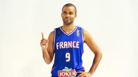Tony Parker en équipe de France. 22 juillet 2015