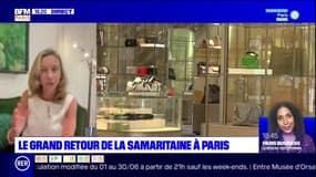 Ouverture de la Samaritaine: Éléonore de Boysson, chargée de la conception et de la gestion du grand magasin de la Samaritaine, "espère que les Parisiens vont se le réapproprier"   