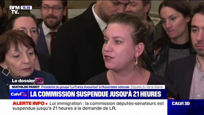 Mathilde Panot (LFI) sur la suspension de la commission mixte paritaire: 
