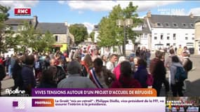 Vives tensions autour d'un projet d'accueil de réfugiés à Callac en Bretagne
