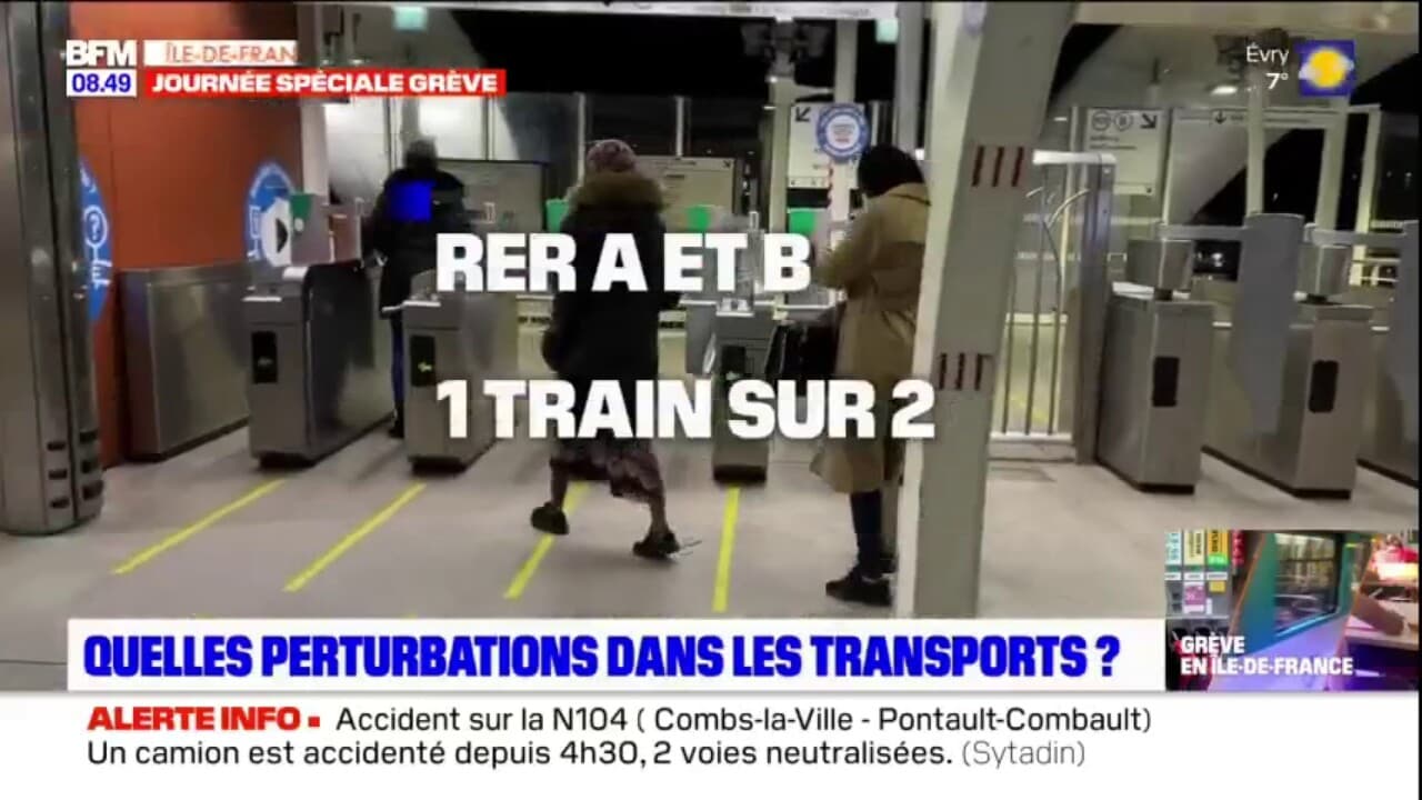 Transports En IDF : Les Perturbations Dans Le RER Et Transilien