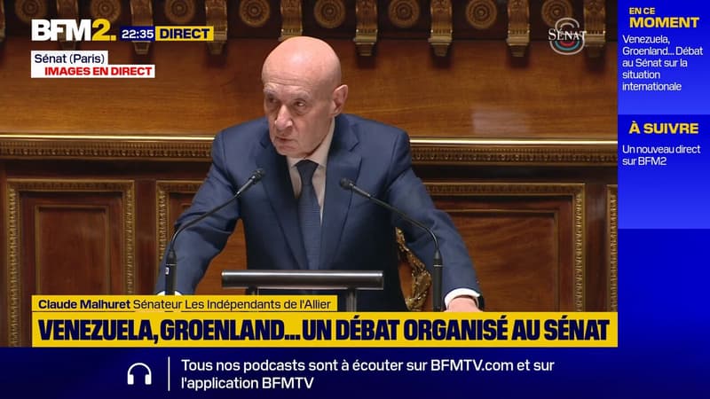 "Sa politique extérieure est celle d'un enfant de 4 ans": la vive critique du sénateur Claude Malhuret à l'encontre de Donald Trump