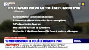 Manosque: 16 millions d'euros pour rénover le collège du Mont d'or