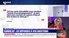 Handicap: Sophie Cluzel assure que les personnes dépendantes peuvent se déplacer avec un accompagnant