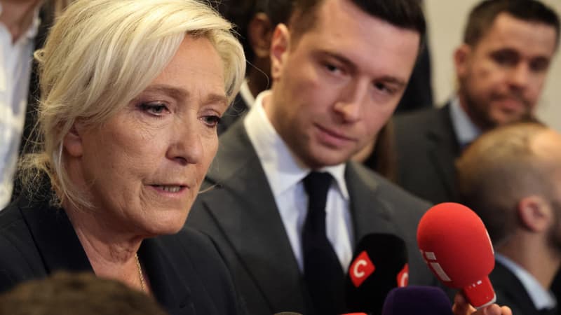 Jordan Bardella assure qu'il continuera de "travailler main dans la main" avec Marine Le Pen "dans les prochains mois"