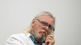 L'infectiologue Didier Raoult, le 20 avril 2022 à Marseille