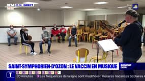  Saint-Symphorien-d'Ozon: de la musique au centre de vaccination pour se détendre