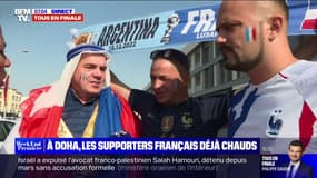 Même en minorité, les supporters Français à Doha se préparent à donner de la voix