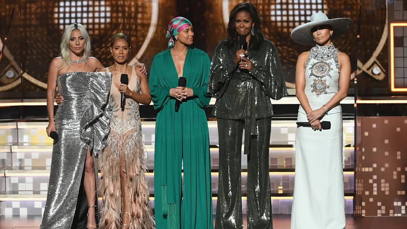 Lady Gaga, Jada Pinkett Smith, Alicia Keys, Michelle Obama et Jennifer Lopez 