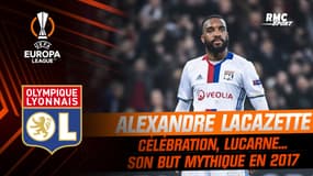 OL : Célébration, lucarne... Le but mythique de Lacazette dans un huitième d'Europa League