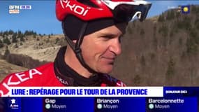 Lure : repérage pour le Tour de la Provence